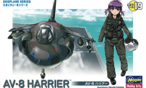 1:Egg Hasegawa AV-8 Harrier Eggplane Series Model Kit #