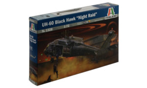 1:72 Scale Italeri UH - 60 Black Hawk "Night Raid" Helicopter Model Kit