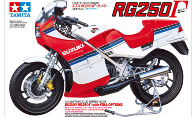 1:12 Scale Tamiya Suzuki RG250 Gamma w/ Full Options Bike Model Kit