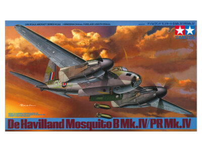 1:48 Scale Tamiya RAF De Havilland Mosquito B Mk.IV/PR Mk.IV Model Plane Kit