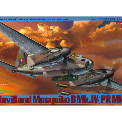 1:48 scale Tamiya RAF De Havilland Mosquito B Mk.IV/PR Mk.IV Model Plane Kit