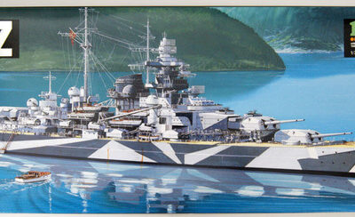 1:350 scale Tamiya German Battleship Tirpitz Model Kit