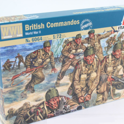 1:72 scale Italeri WW2 Diorama Models – British Commandos