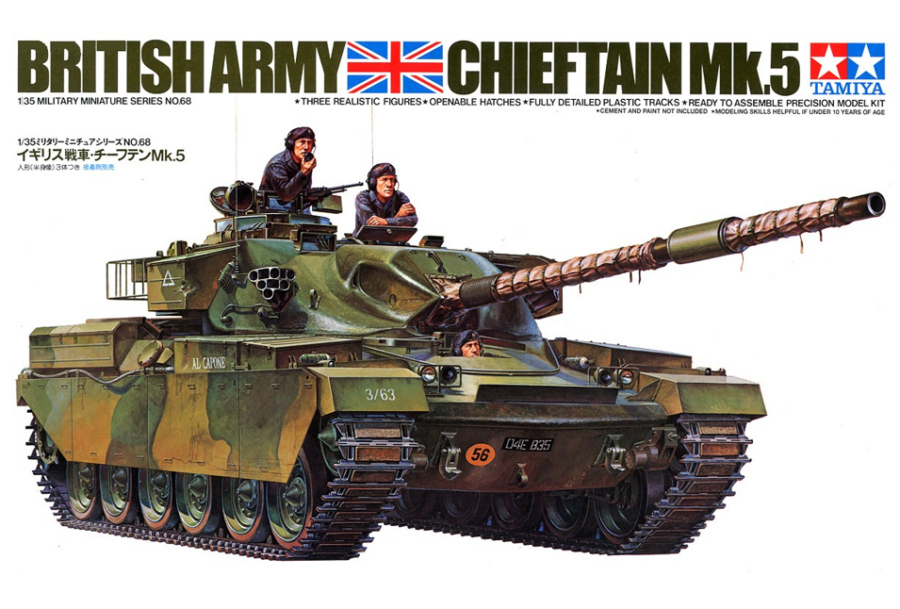 1:35 Scale Tamiya British Army Chieftain MK5 Tank Model Kit