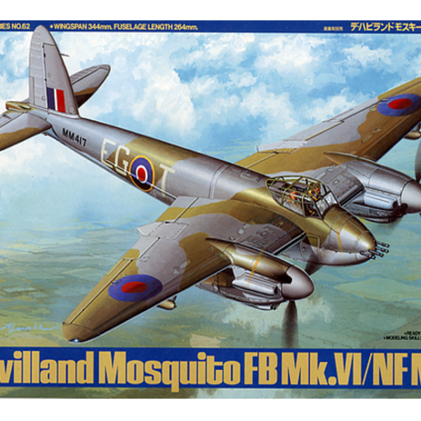 Tamiya 1/48 61062 De Havilland Mosquito FB M.IV/NF Mk.II Model Kit