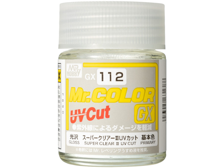 Mr.Hobby Mr.Color Super Clear III UV Cut GX Top Coat - Gloss