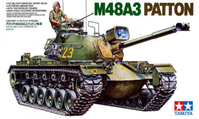 1:35 Scale Tamiya U.S. M48A3 Patton Tank Model Kit