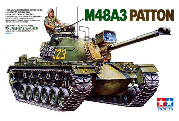 1:35 Scale Tamiya U.S. M48A3 Patton Tank Model Kit