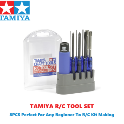 Tamiya 8 Piece Tool Set For Radio Control Kits