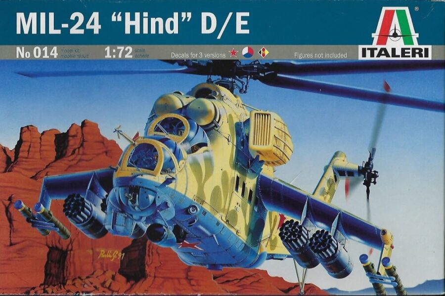 1:72 Scale Italeri MIL-24 HIND D/E Model Kit
