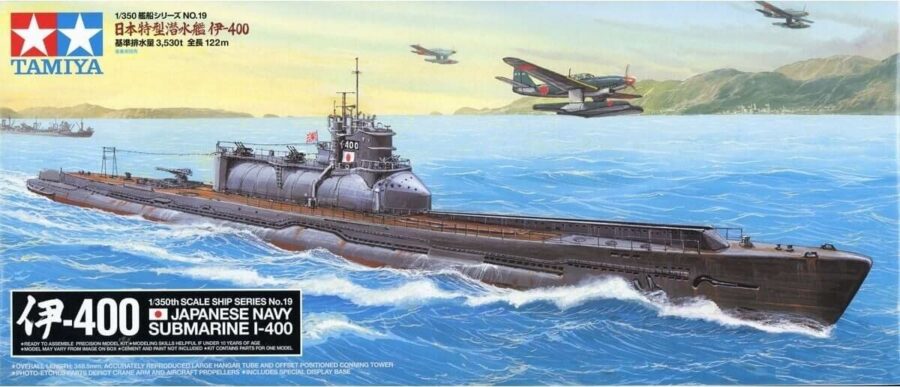 1:350 Scale Tamiya Japanese Navy Submarine I-400 Model Kit