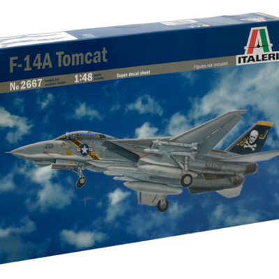 1:48 scale Italeri F-14 A Tomcat Model Kit