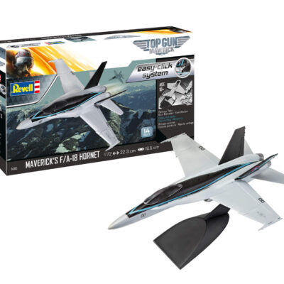 1:72 scale Revell Top Gun Maverick's F/A-18E Super Hornet Easy Click Model Kit