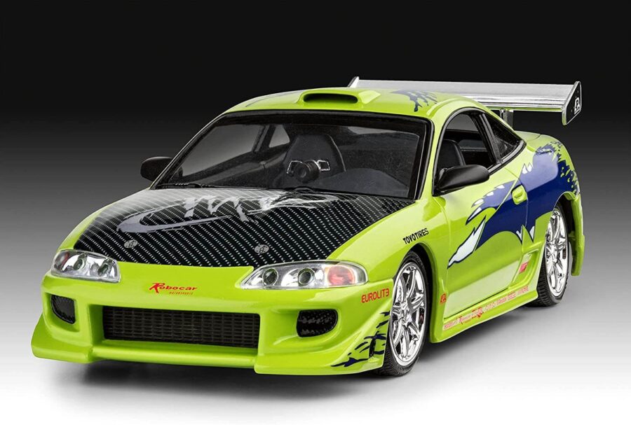 1:24 Scale Revell Fast & Furious Brian's Mitsubishi Eclipse Model Kit - Image 2