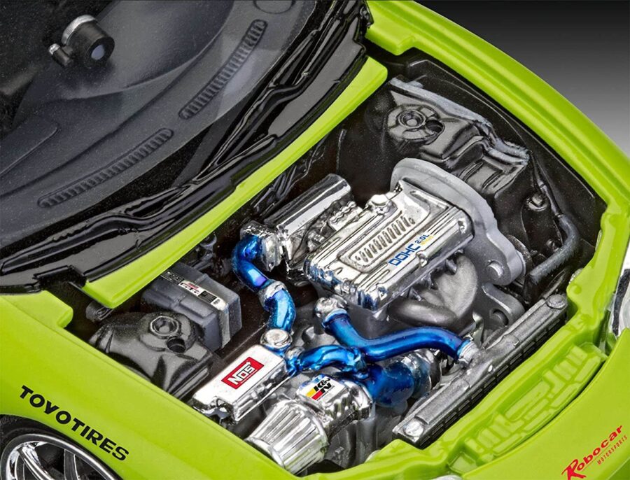 1:24 Scale Revell Fast & Furious Brian's Mitsubishi Eclipse Model Kit - Image 3