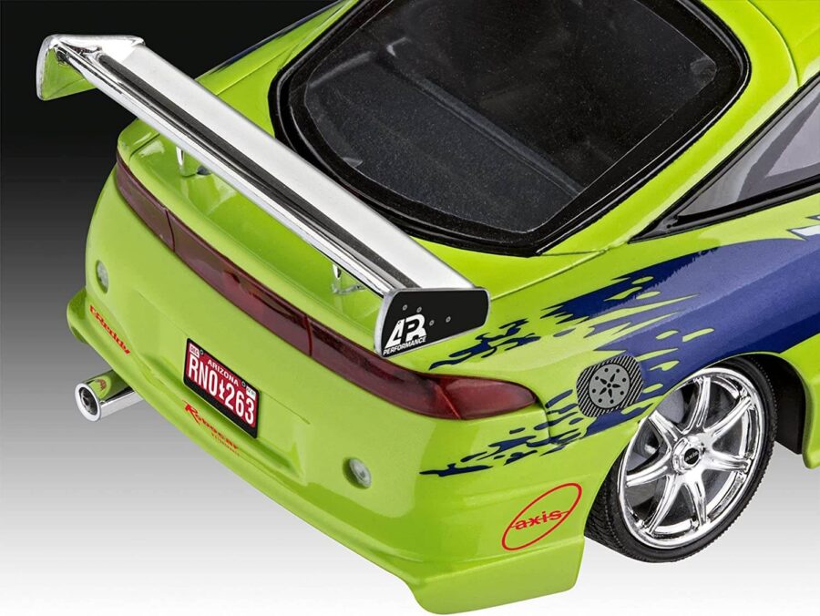 1:24 Scale Revell Fast & Furious Brian's Mitsubishi Eclipse Model Kit - Image 6