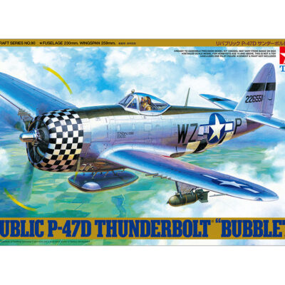1:48 scale Tamiya Republic P-47D Thunderbolt Model Kit