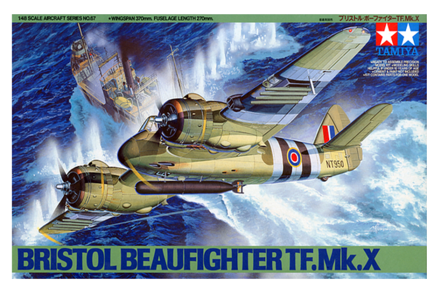 1:48 Scale Tamiya Bristol Beaufighter TF.Mk.X Model Kit