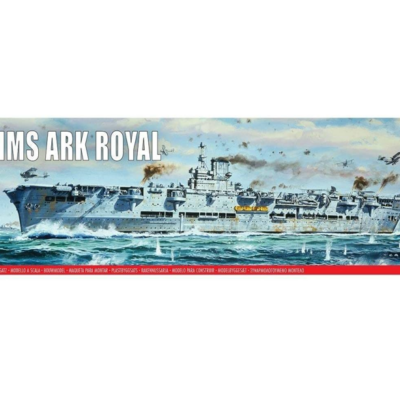 1:600 scale Airfix HMS Ark Royal Model Kit