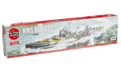 1:600 Scale AirFix HMS Belfast Model Kit