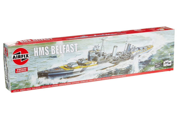 1:600 Scale AirFix HMS Belfast Model Kit