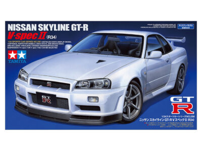 1:24 Scale Nissan Skyline R34 GTR VSpec 2 Model Kit