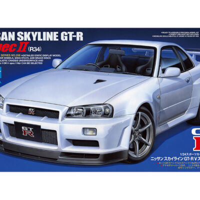 1:24 Scale Nissan Skyline R34 GTR VSpec 2 Model Kit