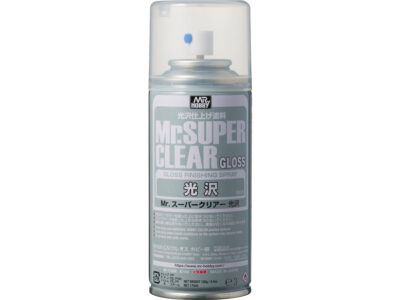 Mr.Hobby Super Clear Top Coat Spray Can 170ml - Gloss