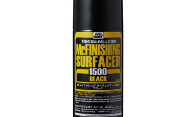 Mr Hobby Mr Finishing Surfacer 1500 [Primer] Black Spray Can 170ml