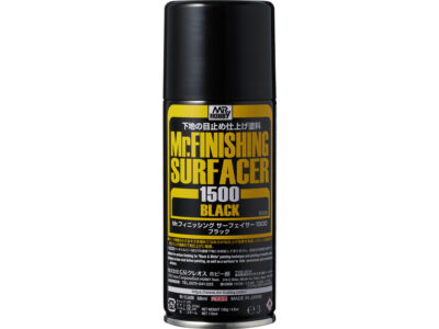 Mr Hobby Mr Finishing Surfacer 1500 [Primer] Black Spray Can 170ml
