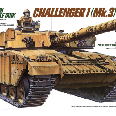 1:35 scale Tamiya British Challenger 1 MK.3 Model Kit