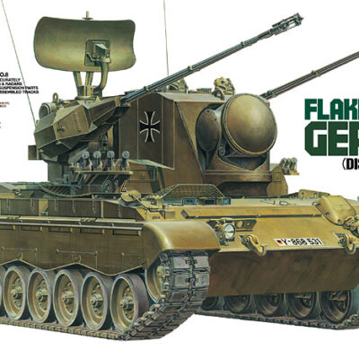 1:35 scale Tamiya Flakpanzer Gepard Tank Model Kit