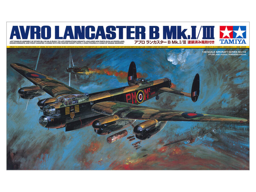 1:48 Scale Tamiya Avro Lancaster B Mk.I/III Model Kit