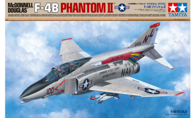 1:48 Scale Tamiya McDonnell Douglas F-4B Phantom II Model Kit