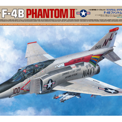 1:48 scale Tamiya McDonnell Douglas F-4B Phantom II Model Kit