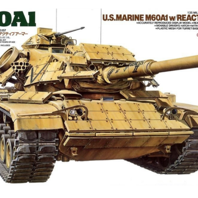 1:35 scale Tamiya US Marine M60A1 Model Kit