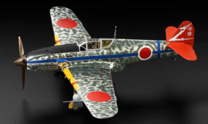 1:48 Scale Tamiya Kawasaki Ki-61-Id Hien (Tony) Silver Color Plated (w/Camo Decals) Model Kit