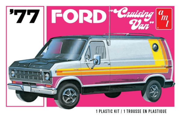 1:25 Scale AMT 1977 Ford Cruising Van Model Kit