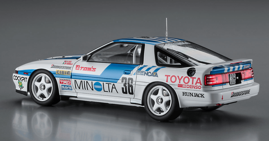 1:24 Scale 1988 Hasegawa Minolta Toyota A70 Supra Turbo - Image 3