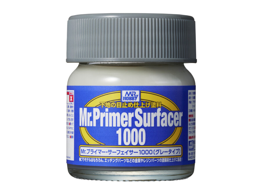 Mr.Hobby Surfacer 1000/1500 40ml Jar - By Hand/Airbrush - Image 6