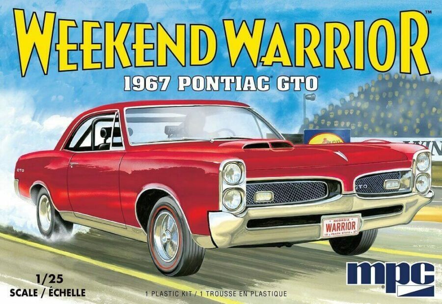 1:25 Scale MPC 1967 Pontiac GTO Weekend Warrior Muscle Car Model Kit