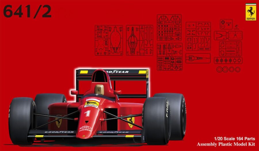 1:20 Scale Fujimi Ferrari F1 641/2 Racing Car Model Kit ** NEW IN **