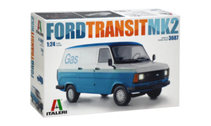 1:24 Scale Italeri Ford Transit Van MKII Model Kit