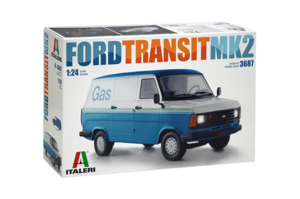 1:24 Scale Italeri Ford Transit Van MKII Model Kit