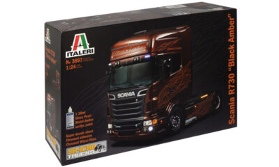 1:24 Scale Italeri Scania R730 ''BLACK AMBER'' Model Kit