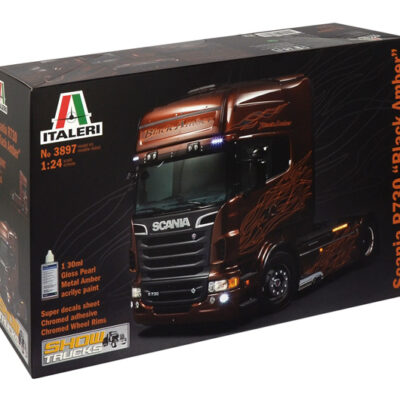 1:24 scale Italeri Scania R730 ''Black Amber'' Model Kit