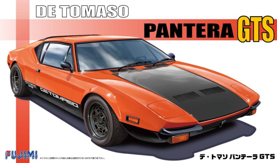 1:24 Scale Fujimi De Tomaso Pantera GTS 1973 Model Kit