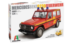 1:24 Scale Italeri Mercedes Benz G230 Feuerwehr Model Kit