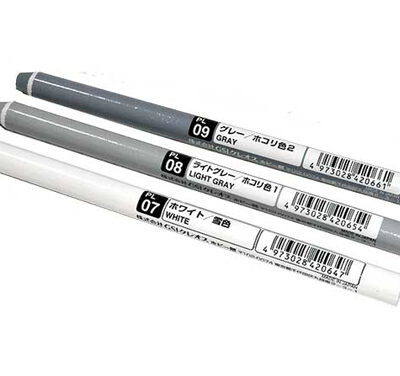 Mr.Hobby Mr.Weathering Liner Colour Set - Snow