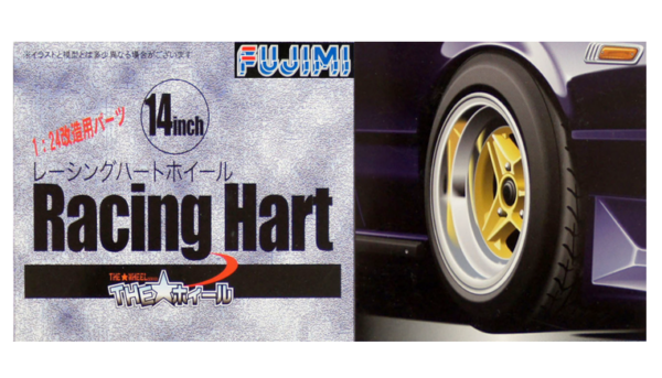 1:24 Scale Fujimi Racing Hart Wheels & Tyres Set